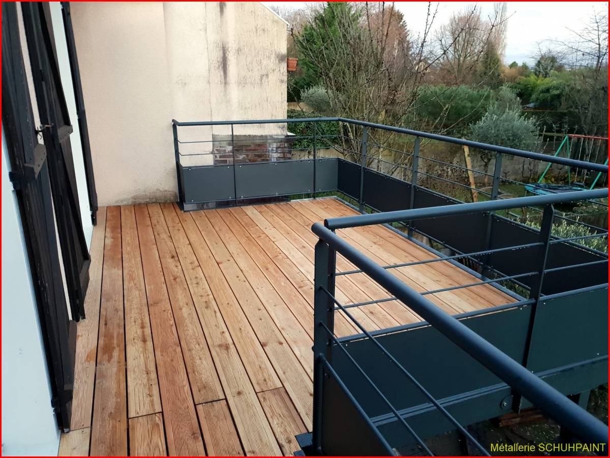 LA TERRASSE METALLIQUE EN ILE DE FRANCE Ingersheim