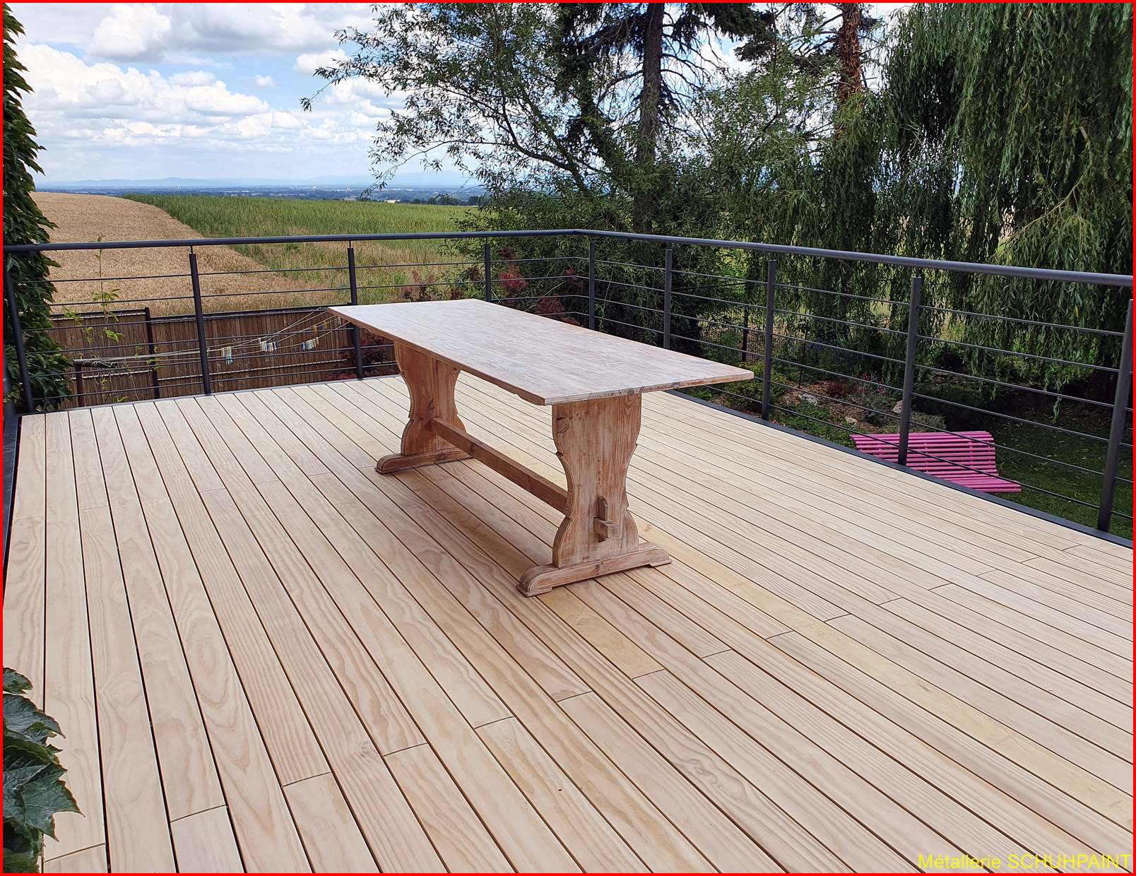 Revêtement terrasse métallique Wintzenheim 46